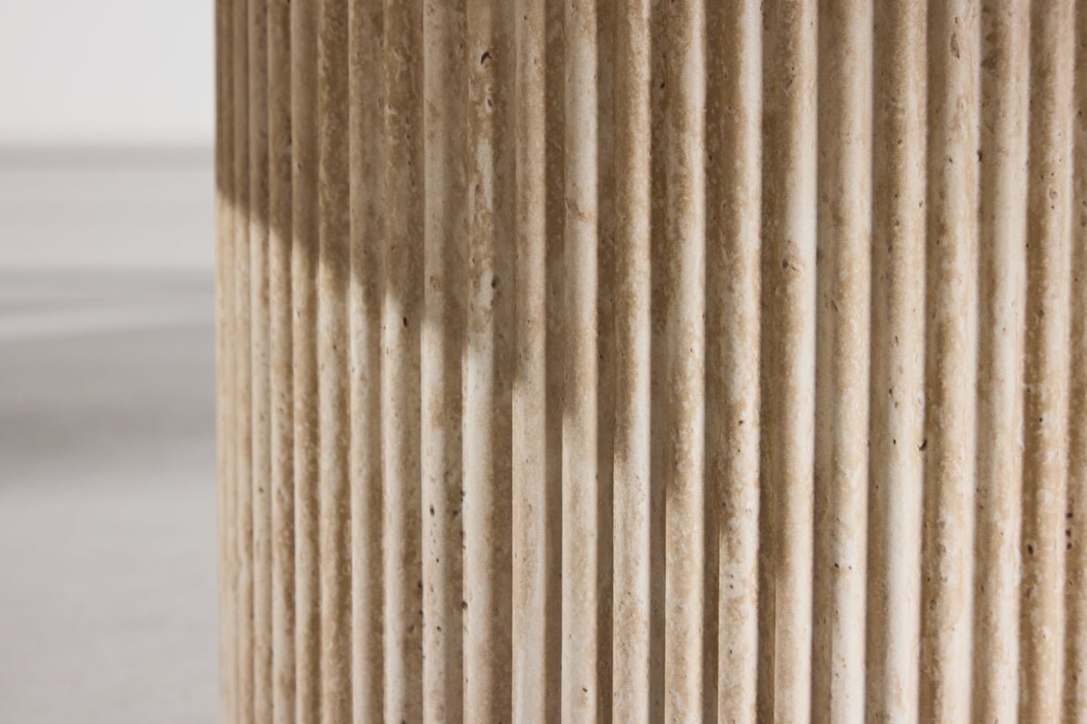 Couchtisch Belize - in Beige mit hoher Kante