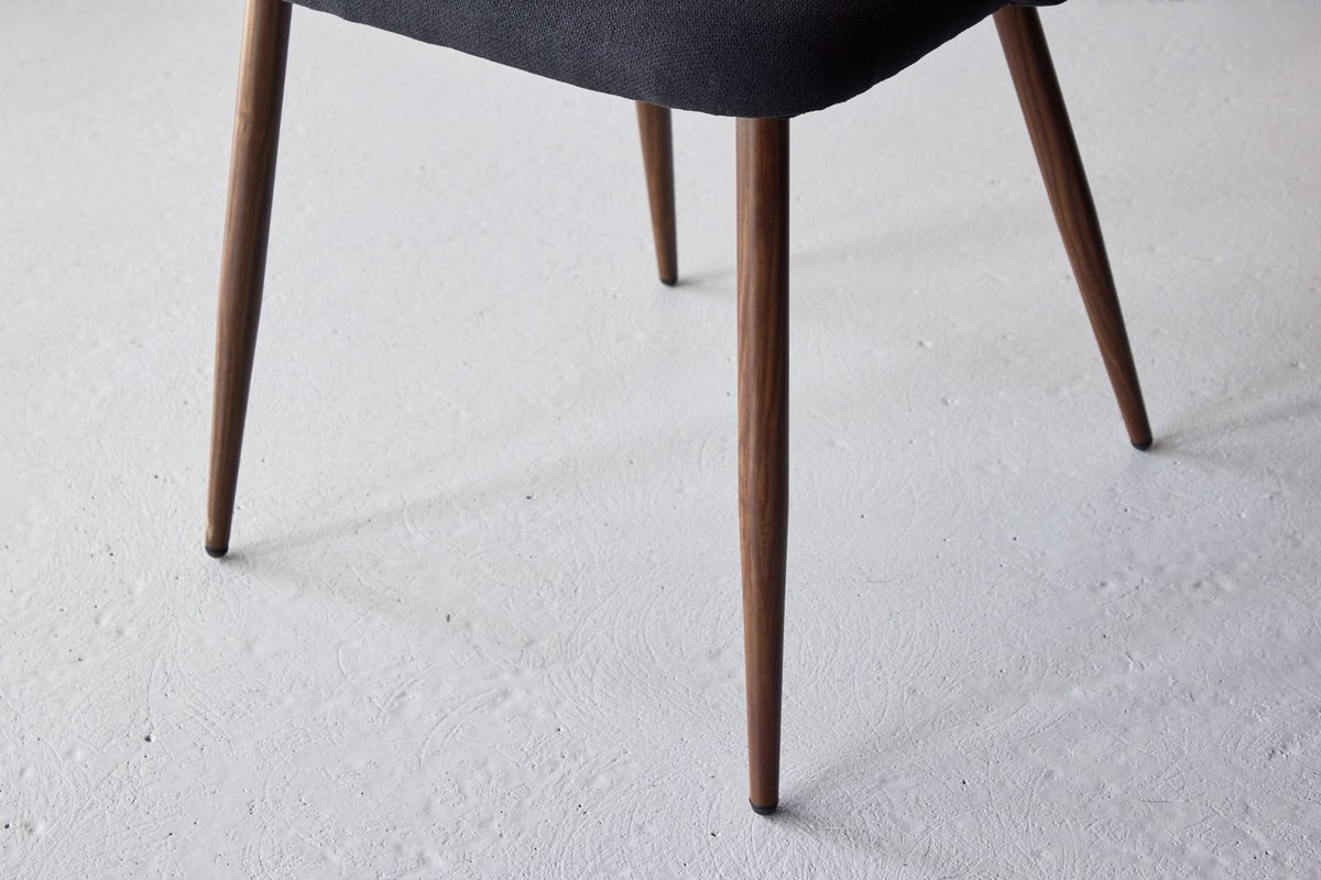 2er Set - Stuhl Liora aus weichem Polyestersamt