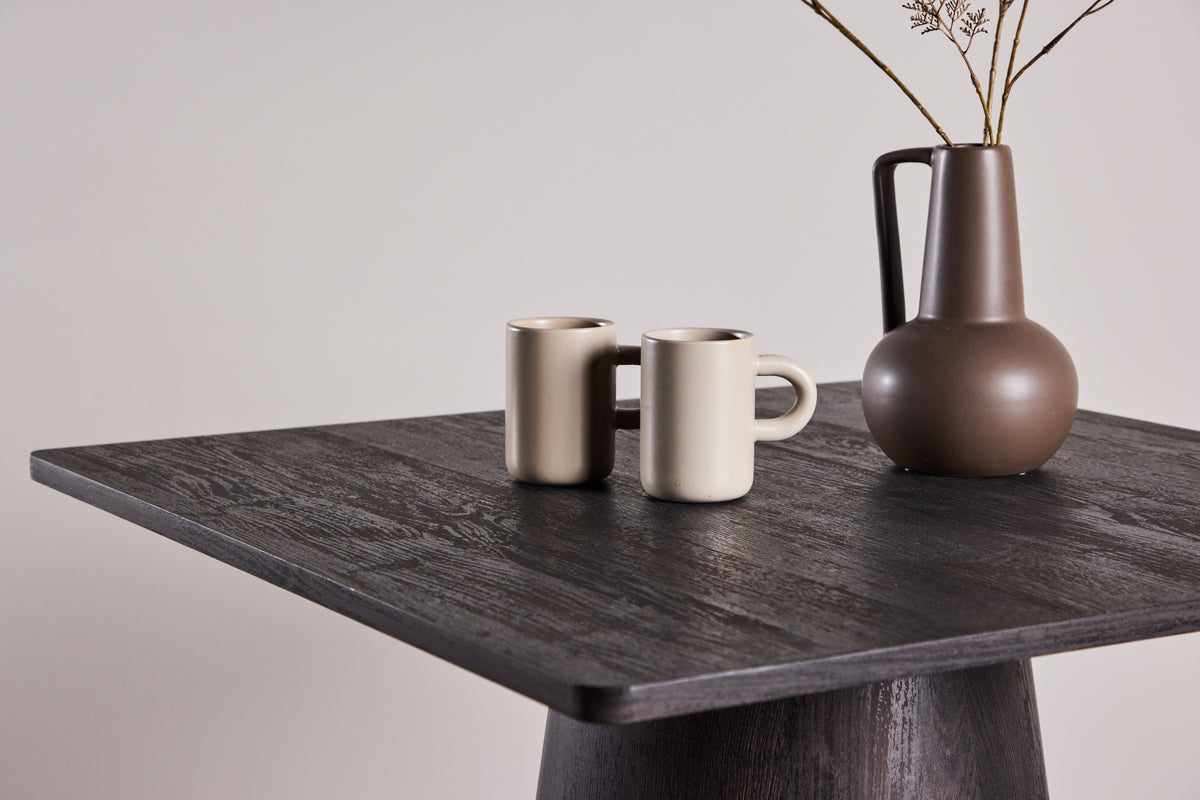 Esstisch Moreno – Quadratischer Tisch 80x80 cm in Mocca