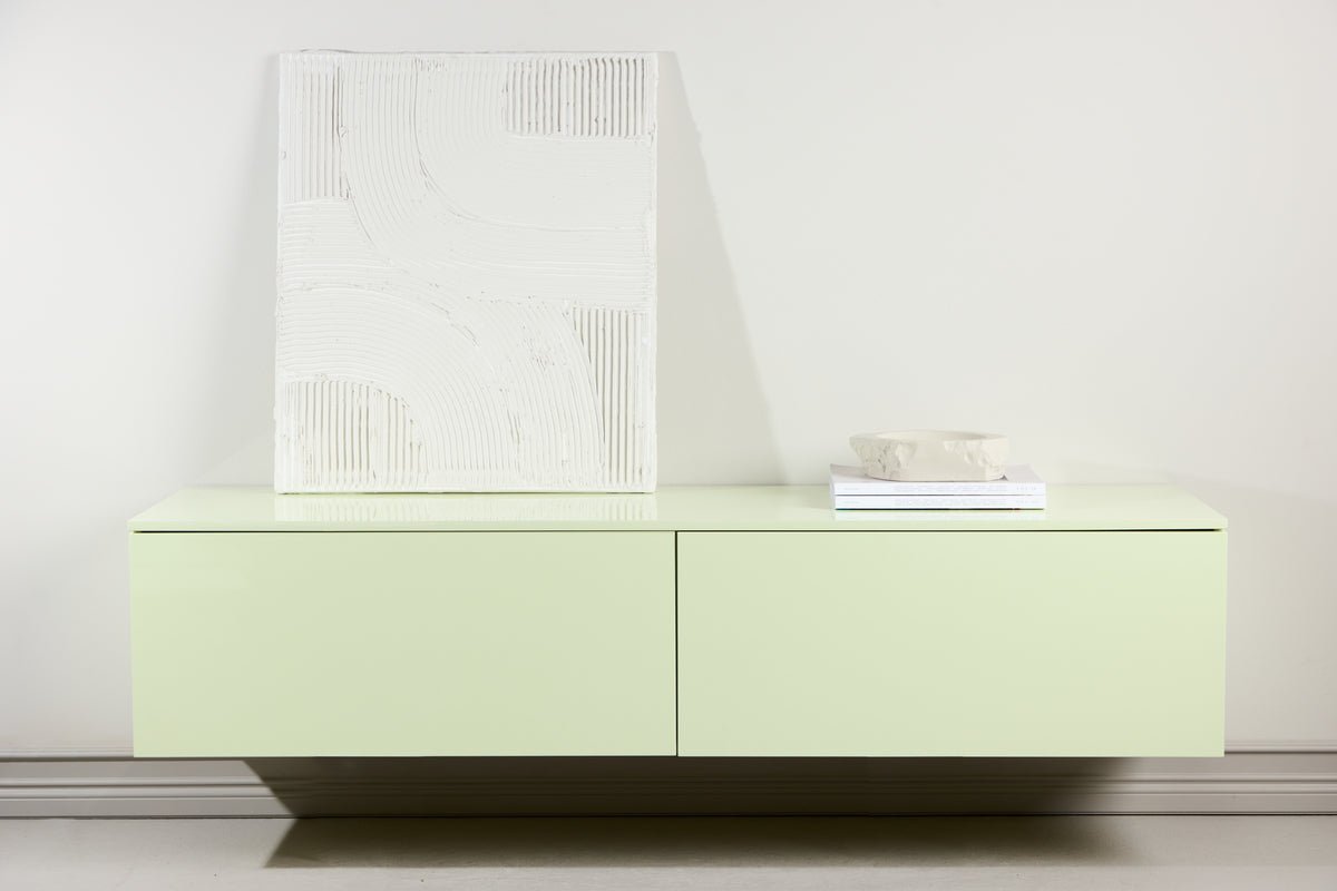 TV-Lowboard Marivo – Glänzendes Design in frischem Grün