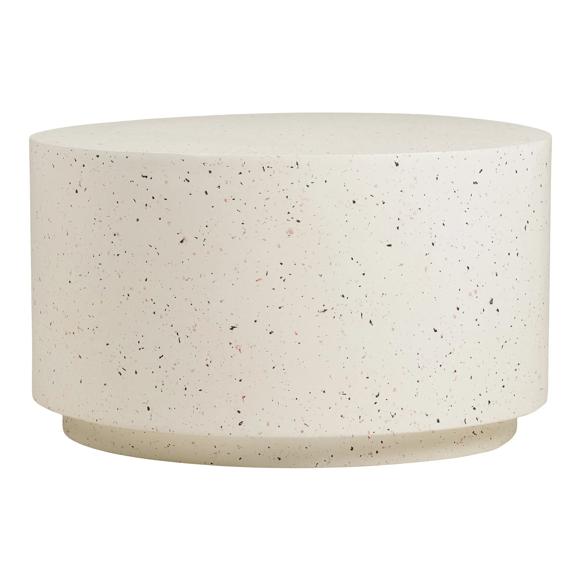 Garten Beistelltisch Velkara- Steinoptik Sand