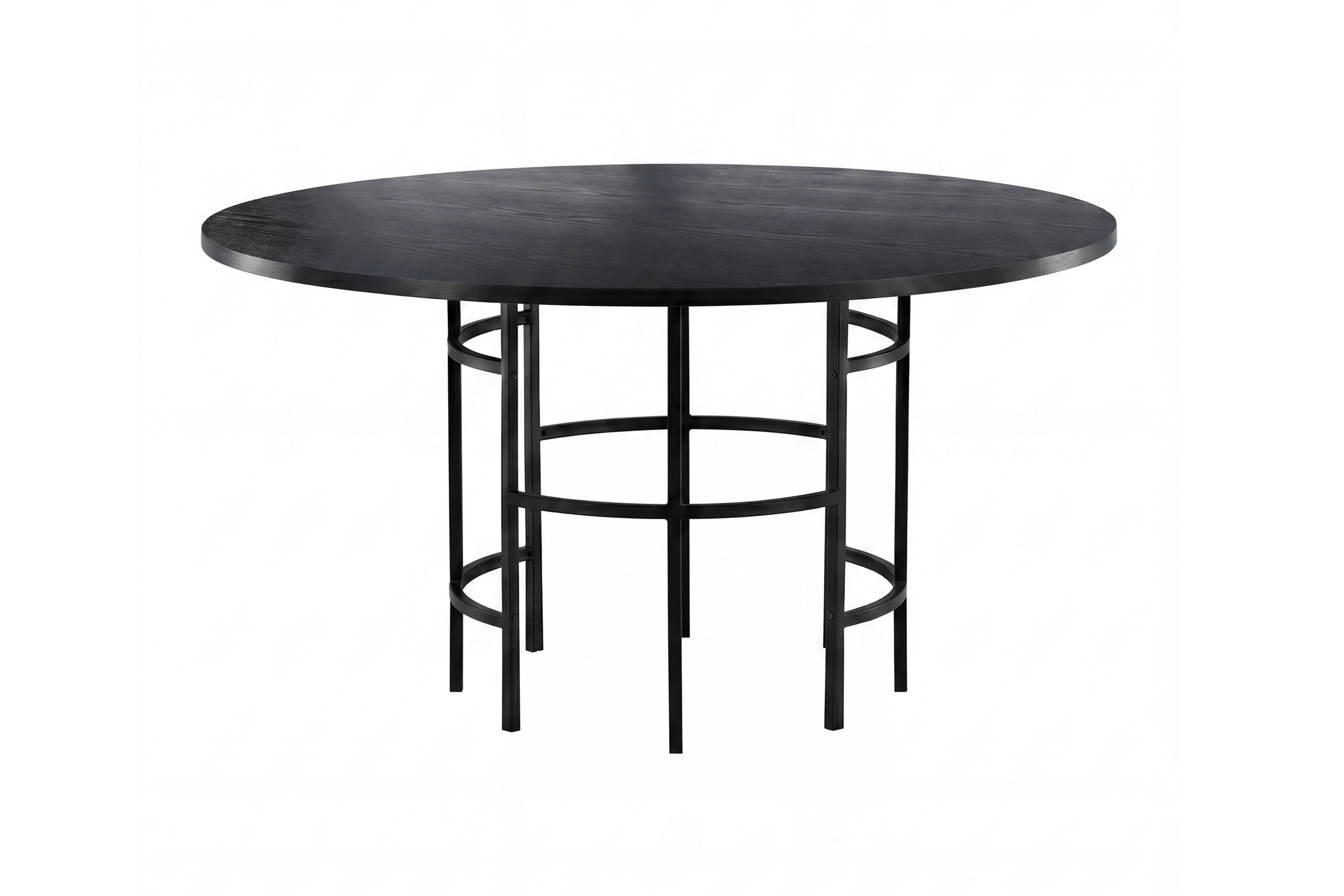 Esstisch Amaya - rundes Design im Industrial-Look