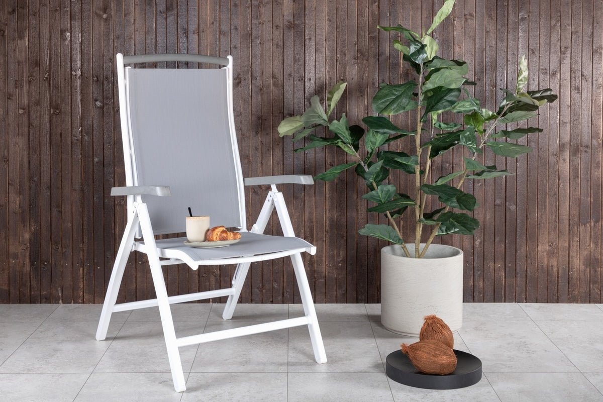 2er Set - Gartenstuhl Alberto aus Textilene/Aluminium