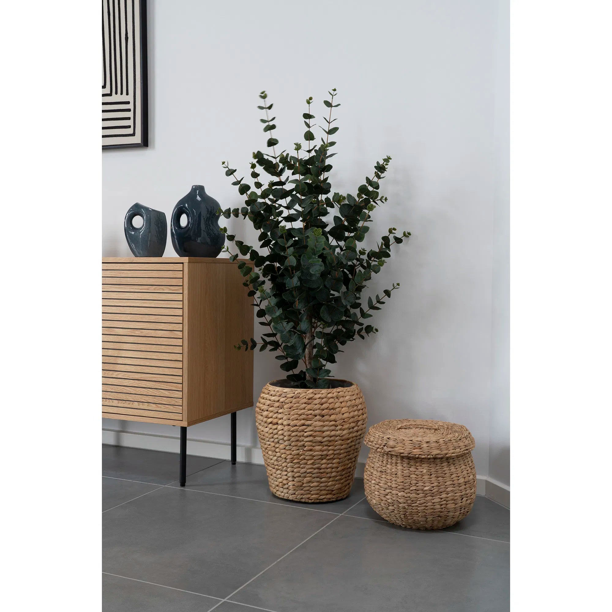 Kunstpflanze Eukalyptus – 120 cm eleganter Blattschmuck für dein Zuhause