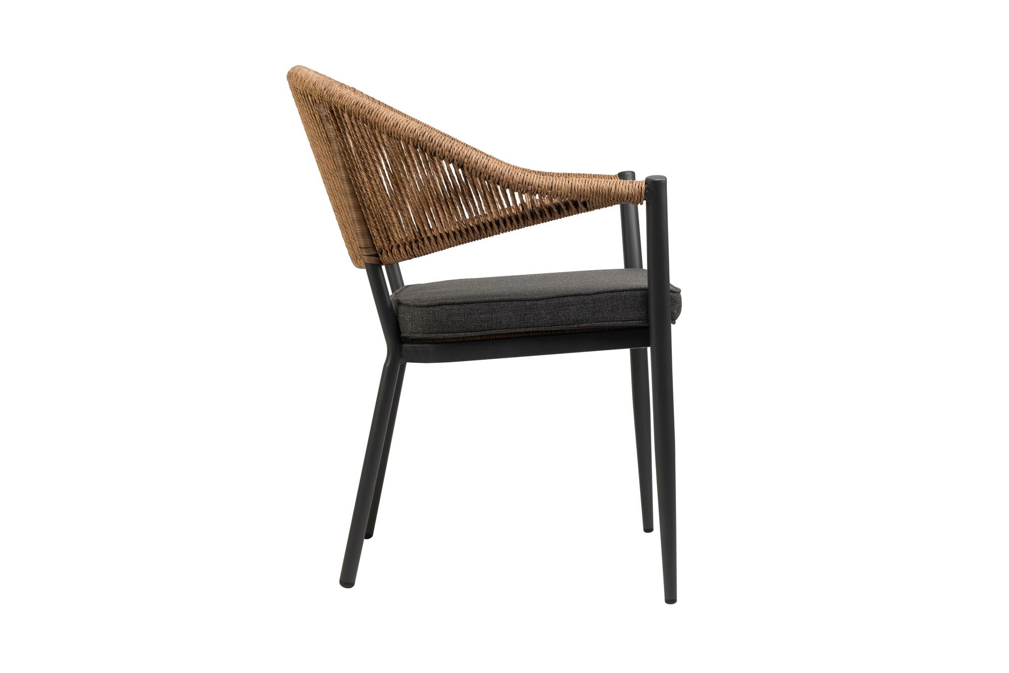 4er Set - Gartenstuhl Colien Rope Design