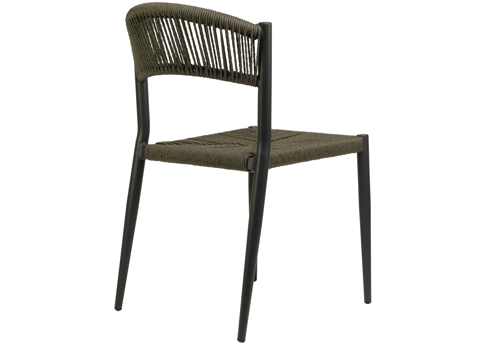 4er Set - Gartenstuhl Kira ohne Armlehne Rope Design