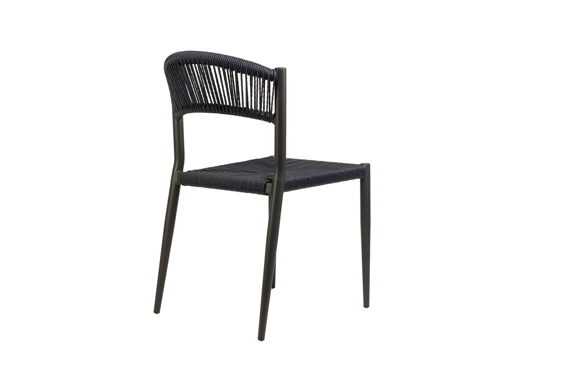 4er Set - Gartenstuhl Kira ohne Armlehne Rope Design