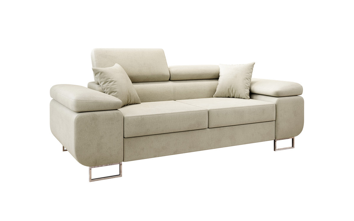 Designer 2er Sofa Siera mit Schlaffunktion in Samt