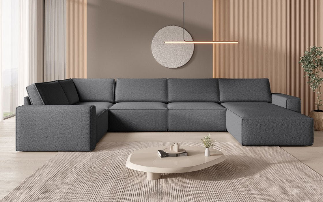 Modulare Sofalandschaft U Yuma aus Bouclé