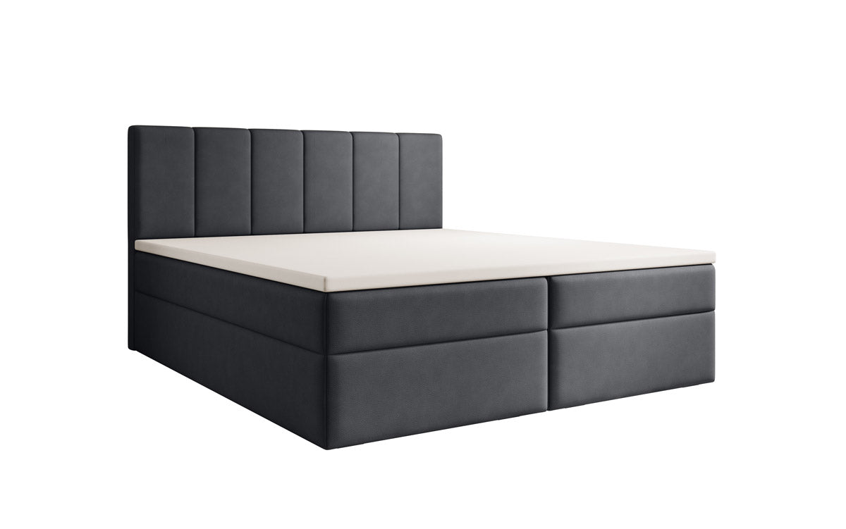Boxspringbett Aurelia Stoff mit Stauraum