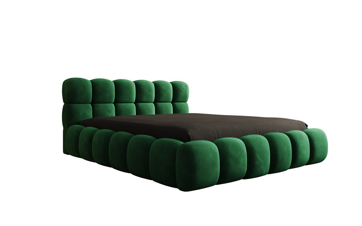 Designer Polsterbett Boston Samt mit Stauraum