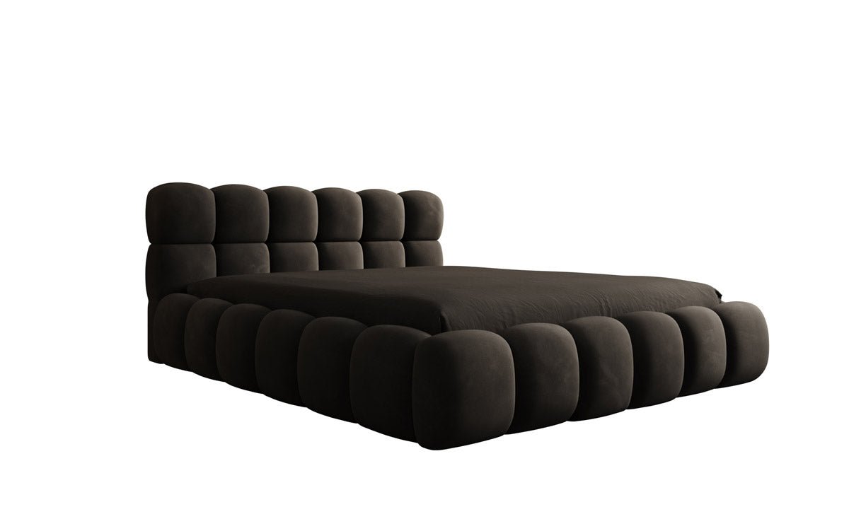 Designer Polsterbett Boston Samt mit Stauraum