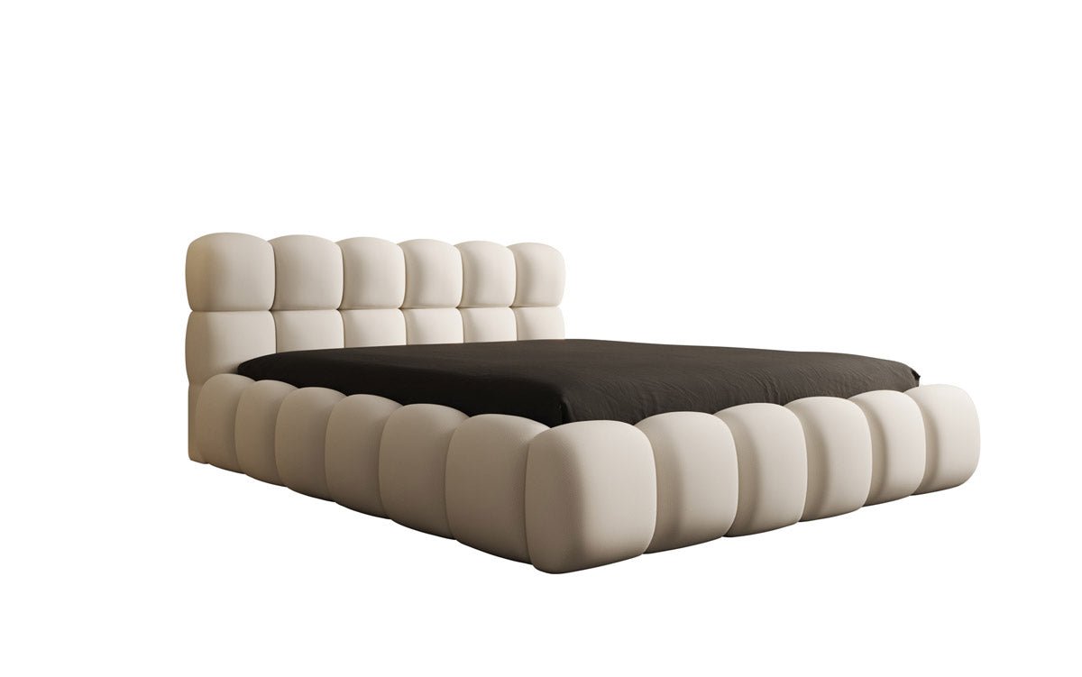 Designer Polsterbett Boston Stoff mit Stauraum