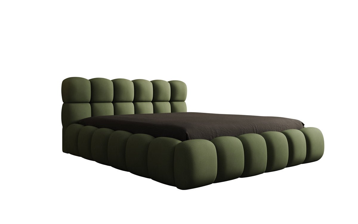 Designer Polsterbett Boston Stoff mit Stauraum