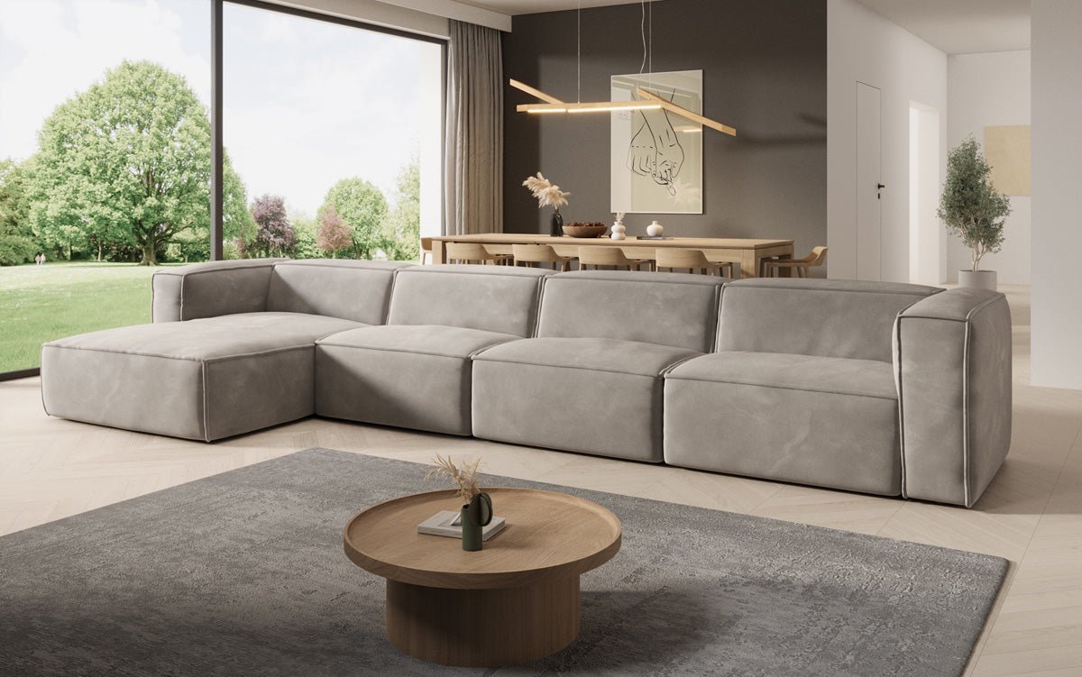 Designer Sofa Comfy L Maxi in Samt