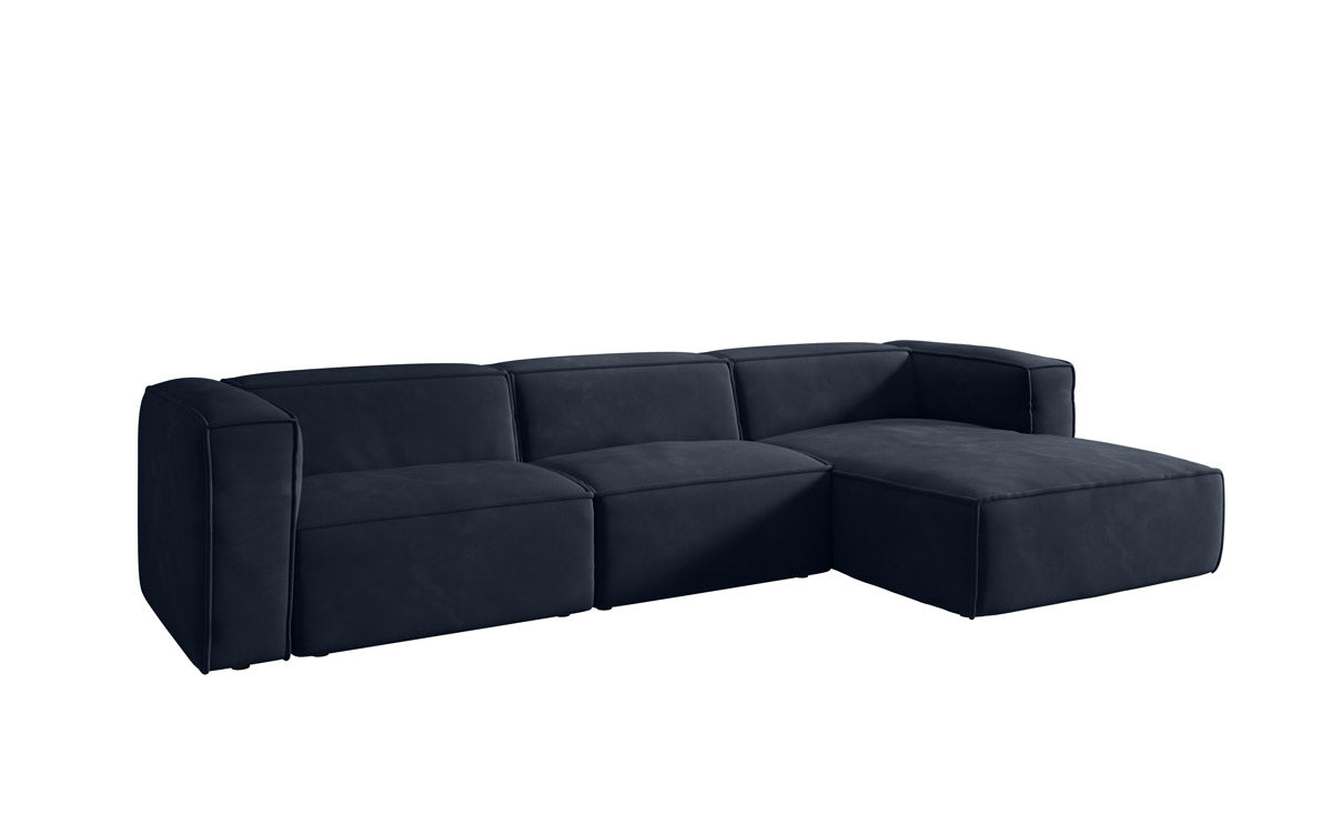 Designer Sofa Comfy L in Samt