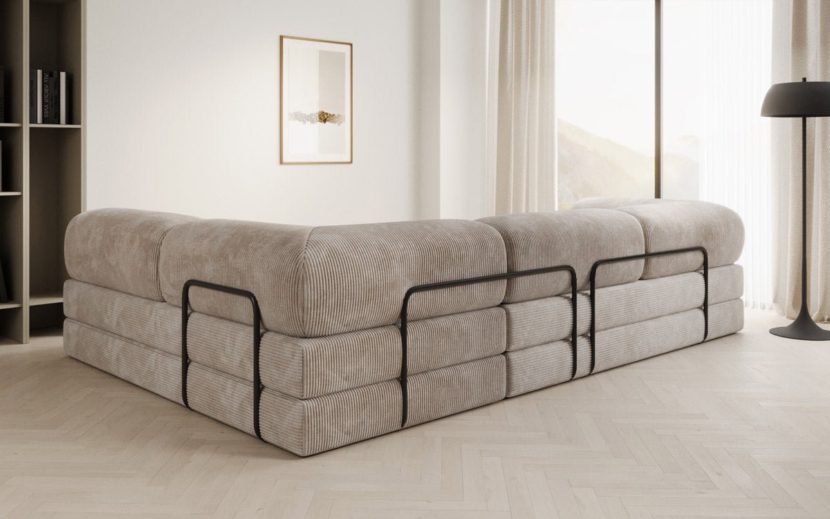 Designer Sofa Lazy L in Cord