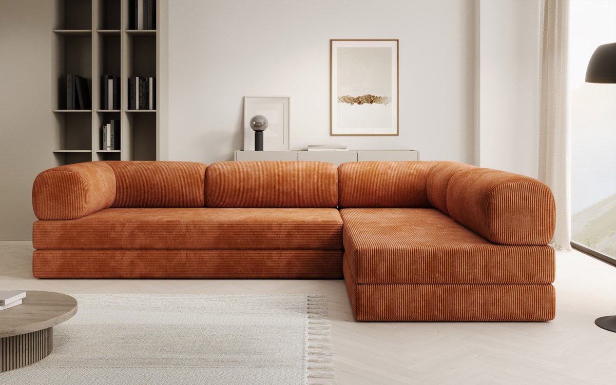 Designer Sofa Lazy L in Cord