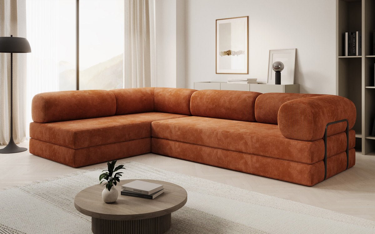 Designer Sofa Lazy L in Cord