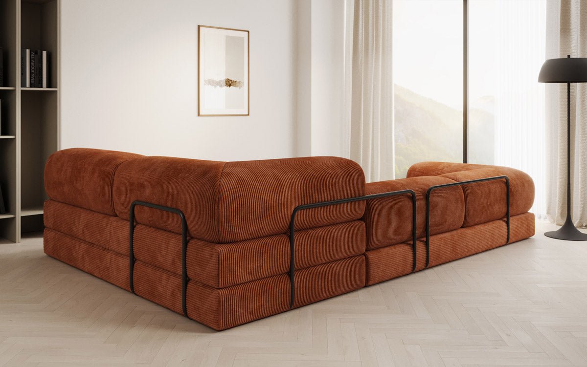 Designer Sofa Lazy L in Cord