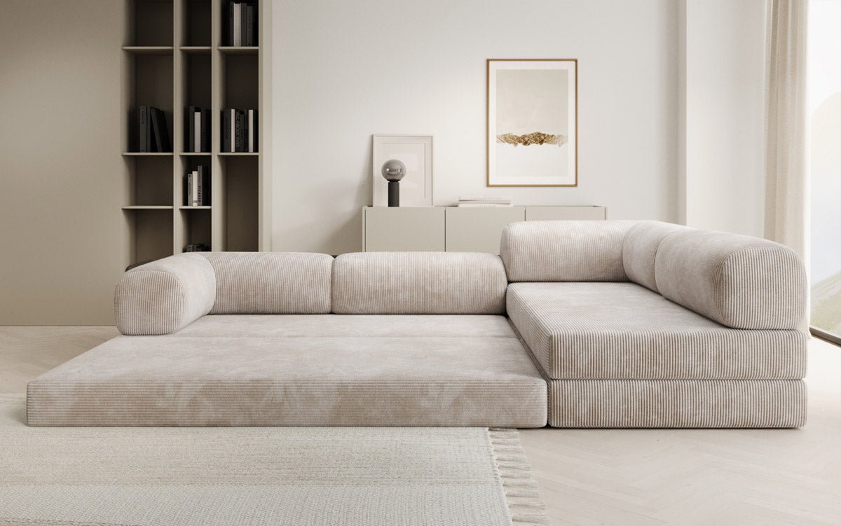 Designer Sofa Lazy L in Cord