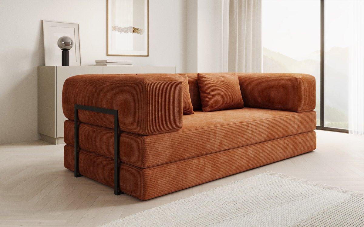 Designer Sofa Lazy 3 Sitzer in Cord