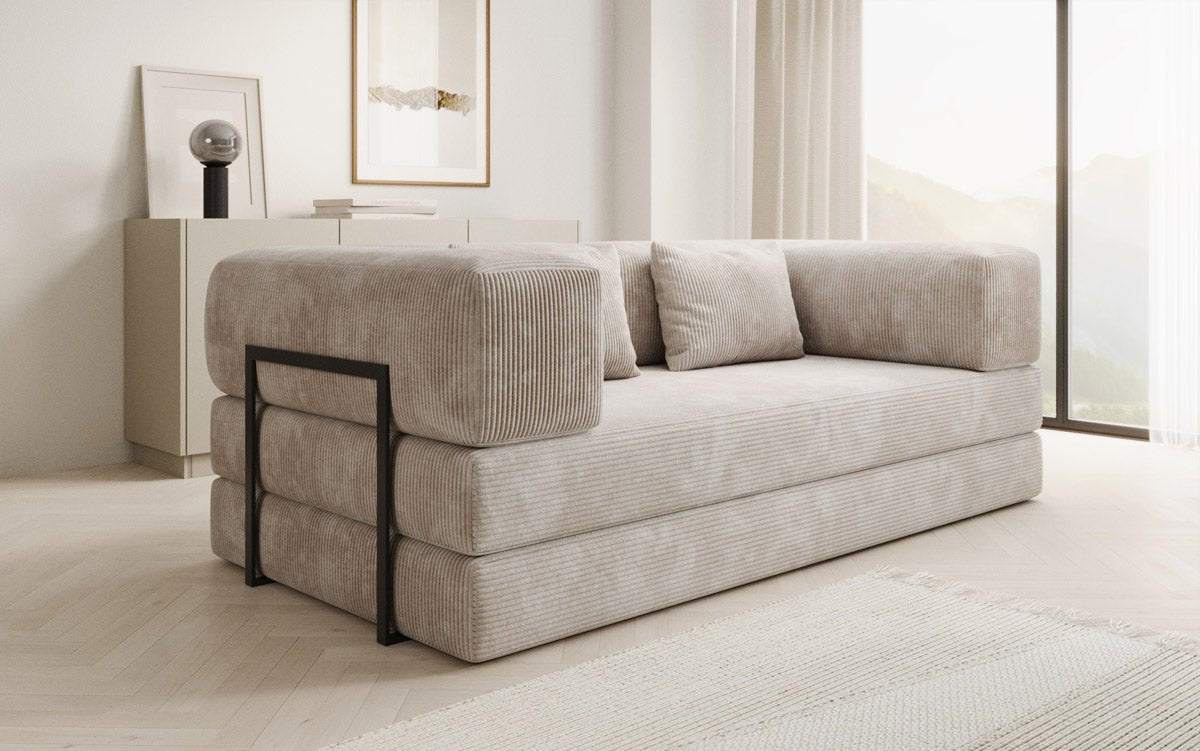 Designer Sofa Lazy 3 Sitzer in Cord