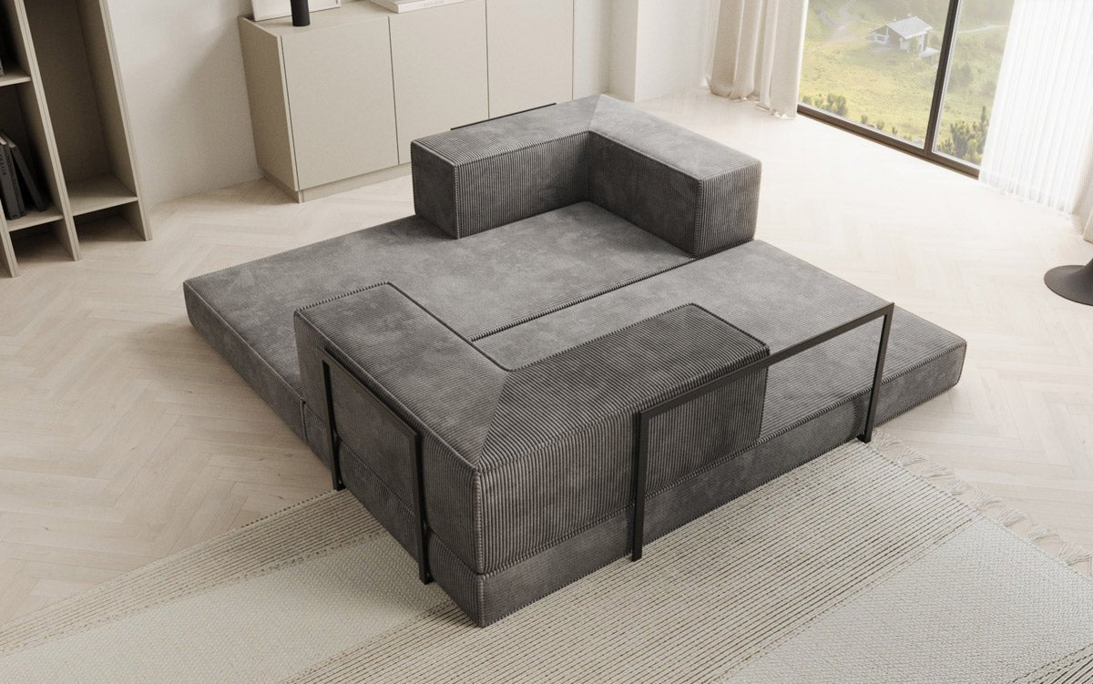 Designer Sofa Lazy 3 Sitzer in Cord