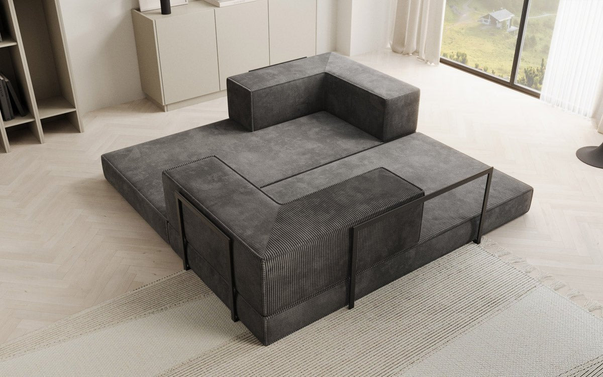 Designer Sofa Lazy 3 Sitzer in Cord