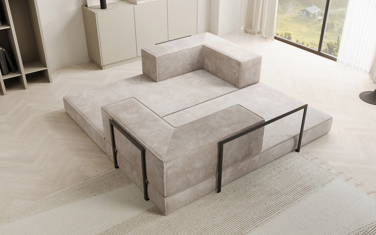 Designer Sofa Lazy 3 Sitzer in Cord