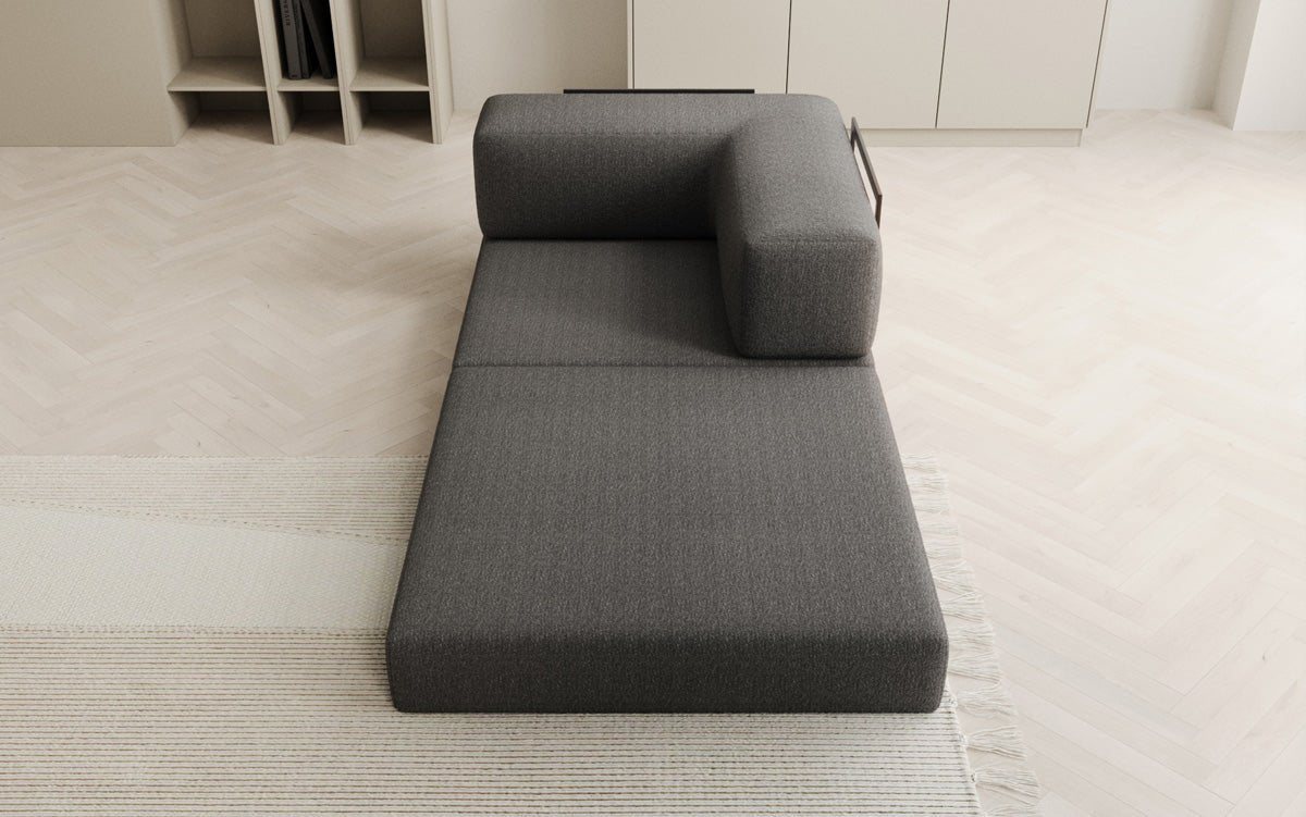 Designer Sofa-Sessel Lazy in Bouclé