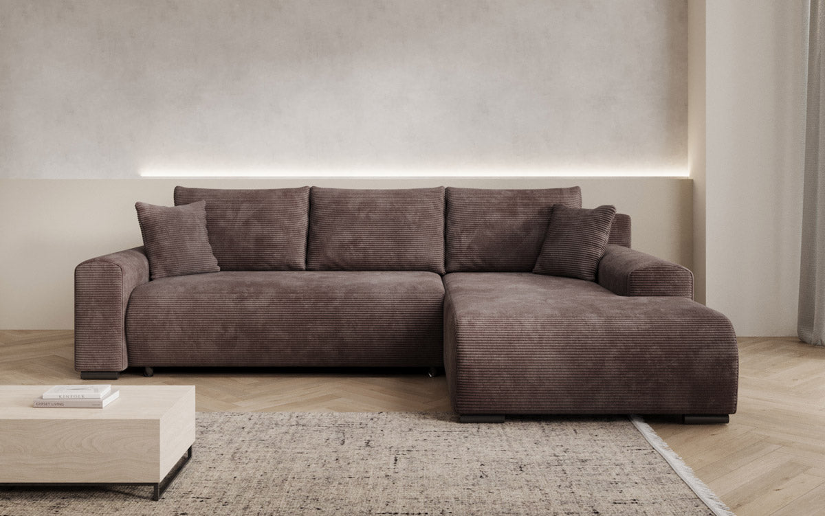 Designer Sofa Hanna mit Schlaffunktion und Stauraum