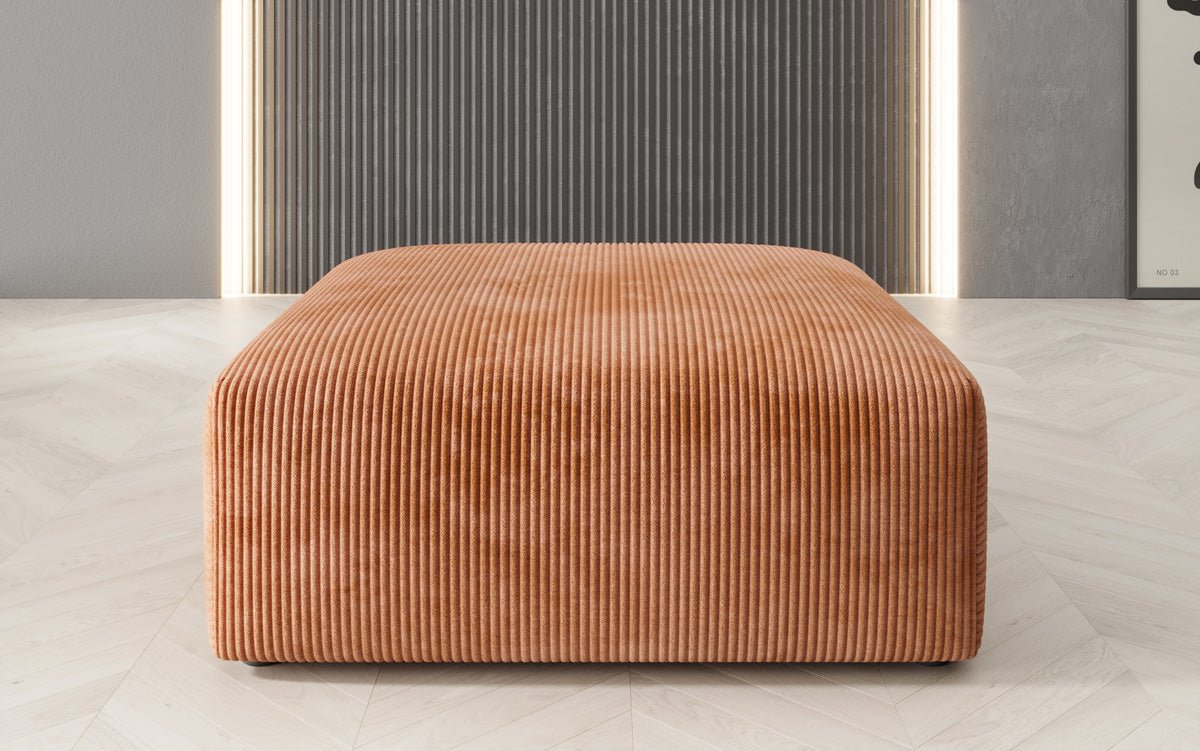 Beistellhocker 80 cm Snug aus Cord