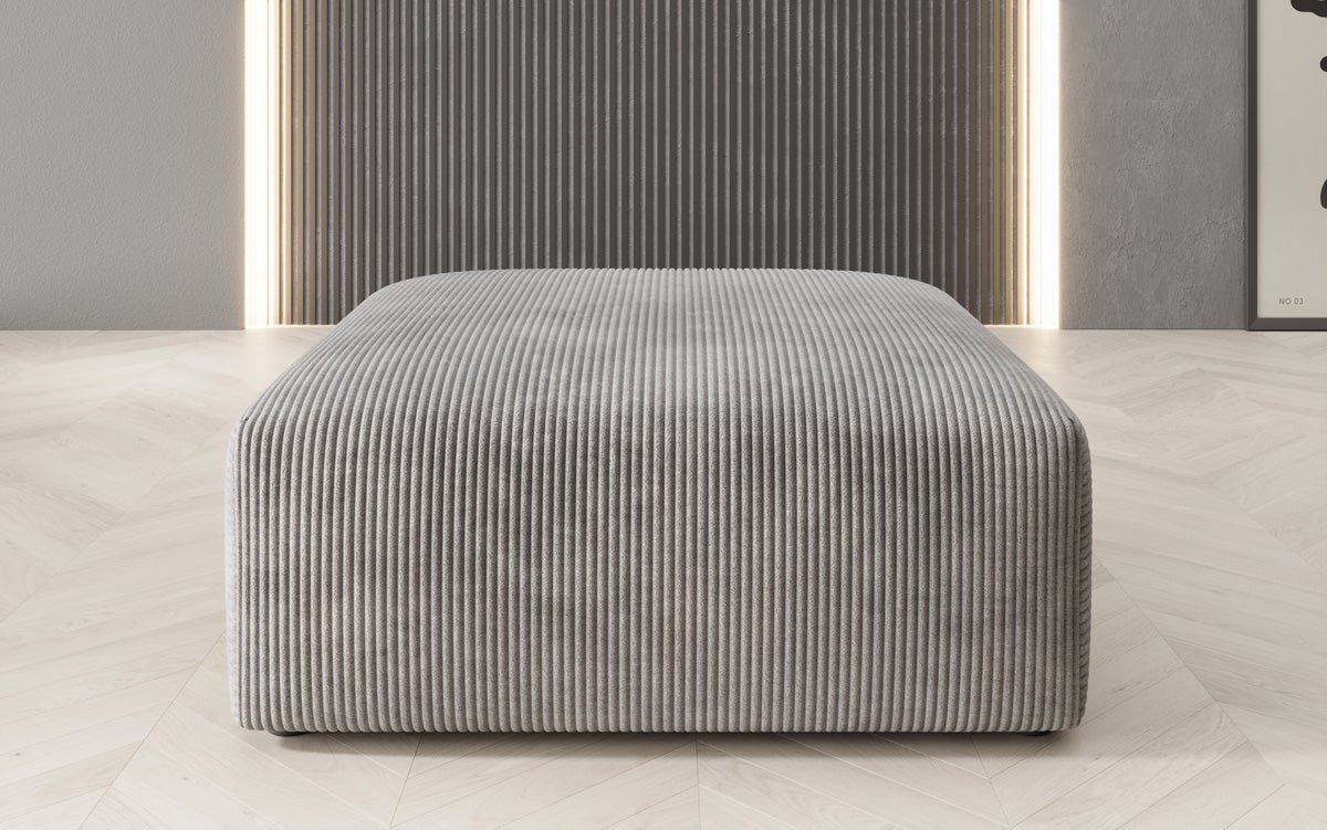 Beistellhocker 80 cm Snug aus Cord