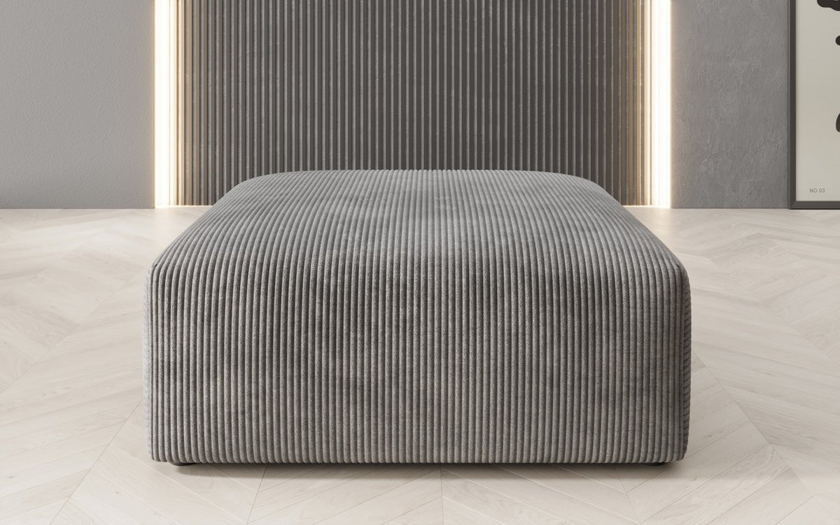 Beistellhocker 80 cm Snug aus Cord