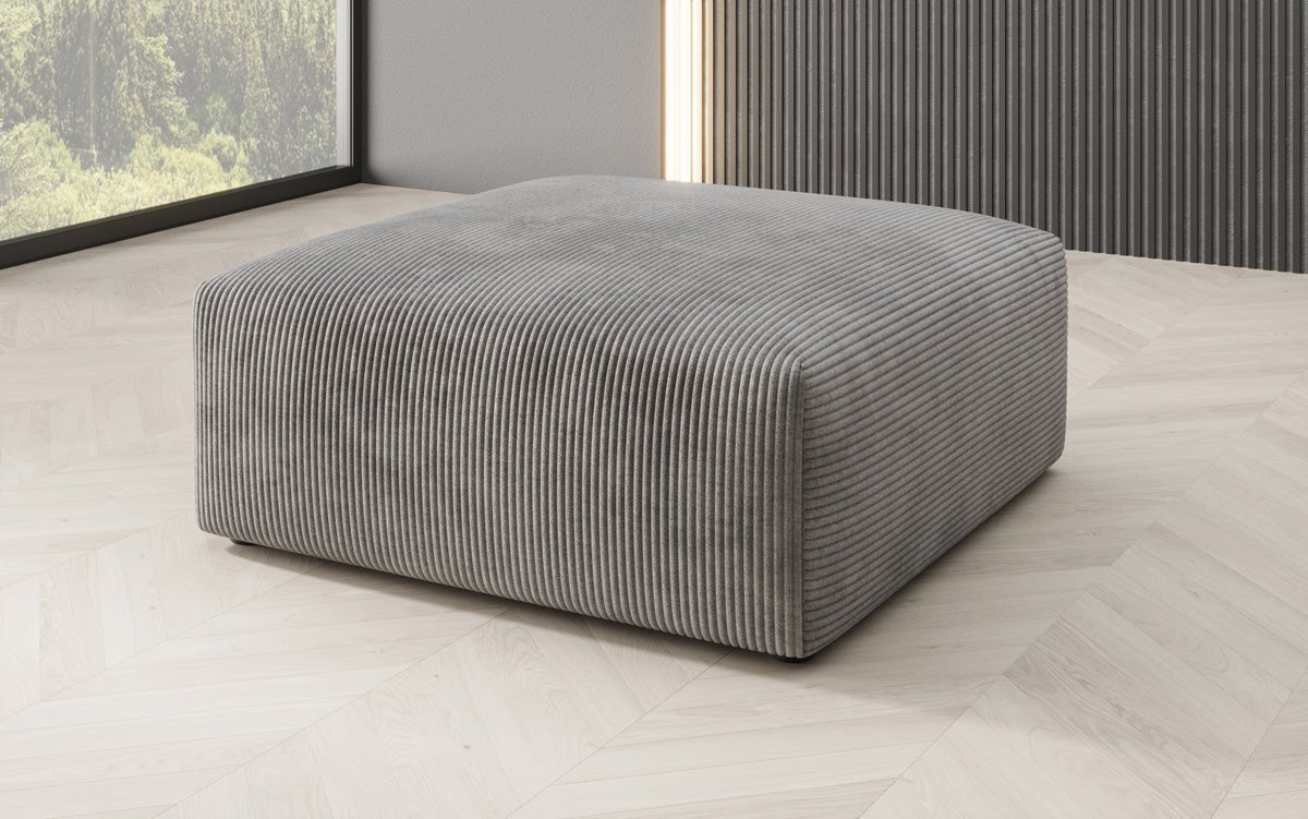Beistellhocker 80 cm Snug aus Cord