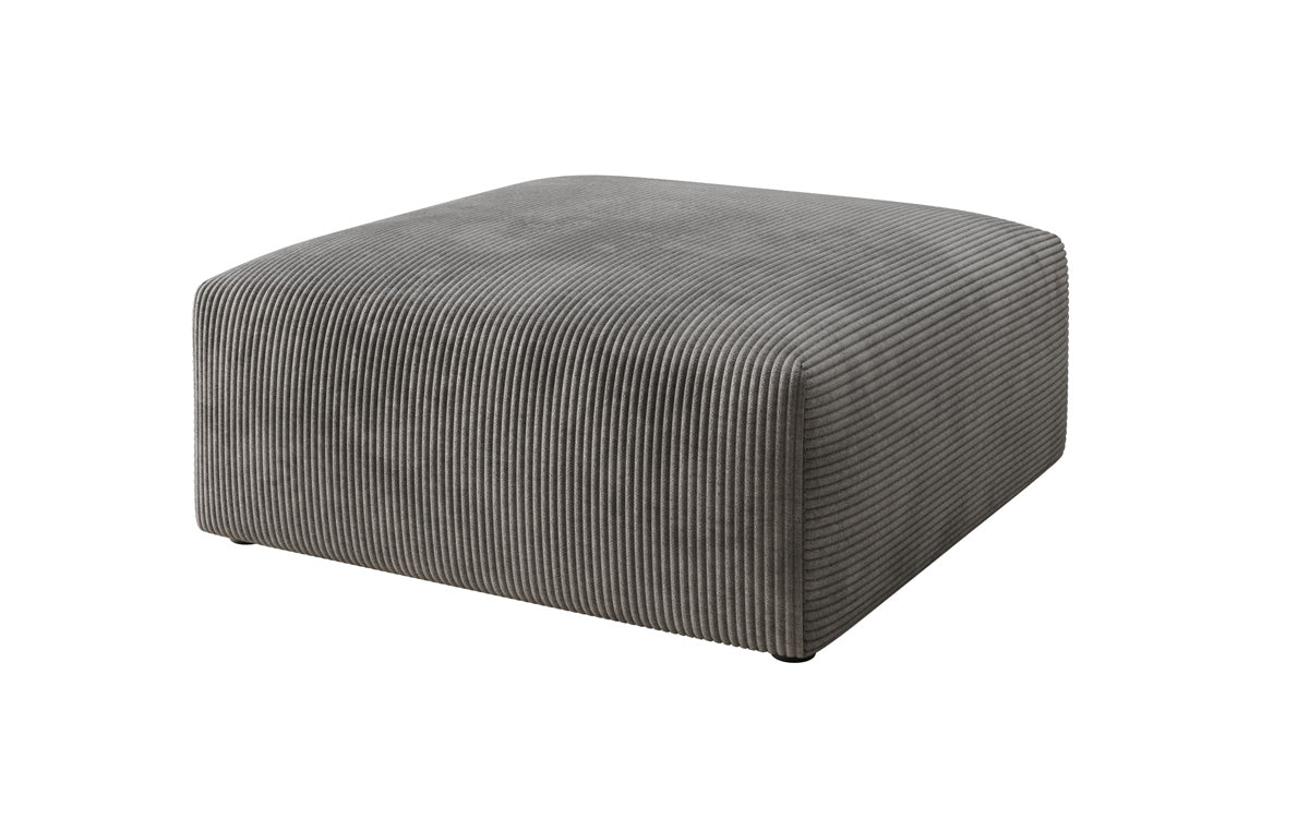Beistellhocker 80 cm Snug aus Cord