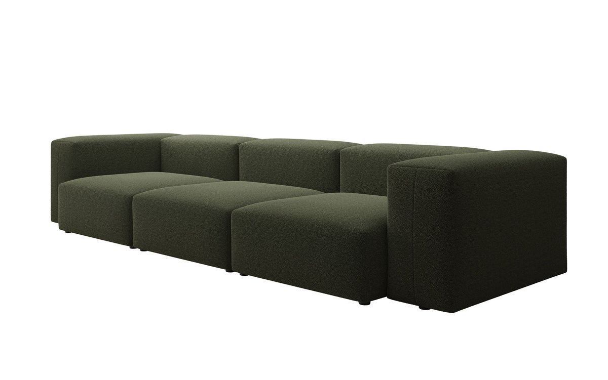 Designer 3 Sitzer Sofa Snug in Bouclé