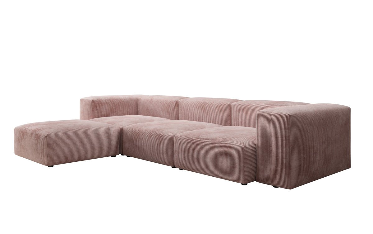 Designer L Sofa Snug in Cord