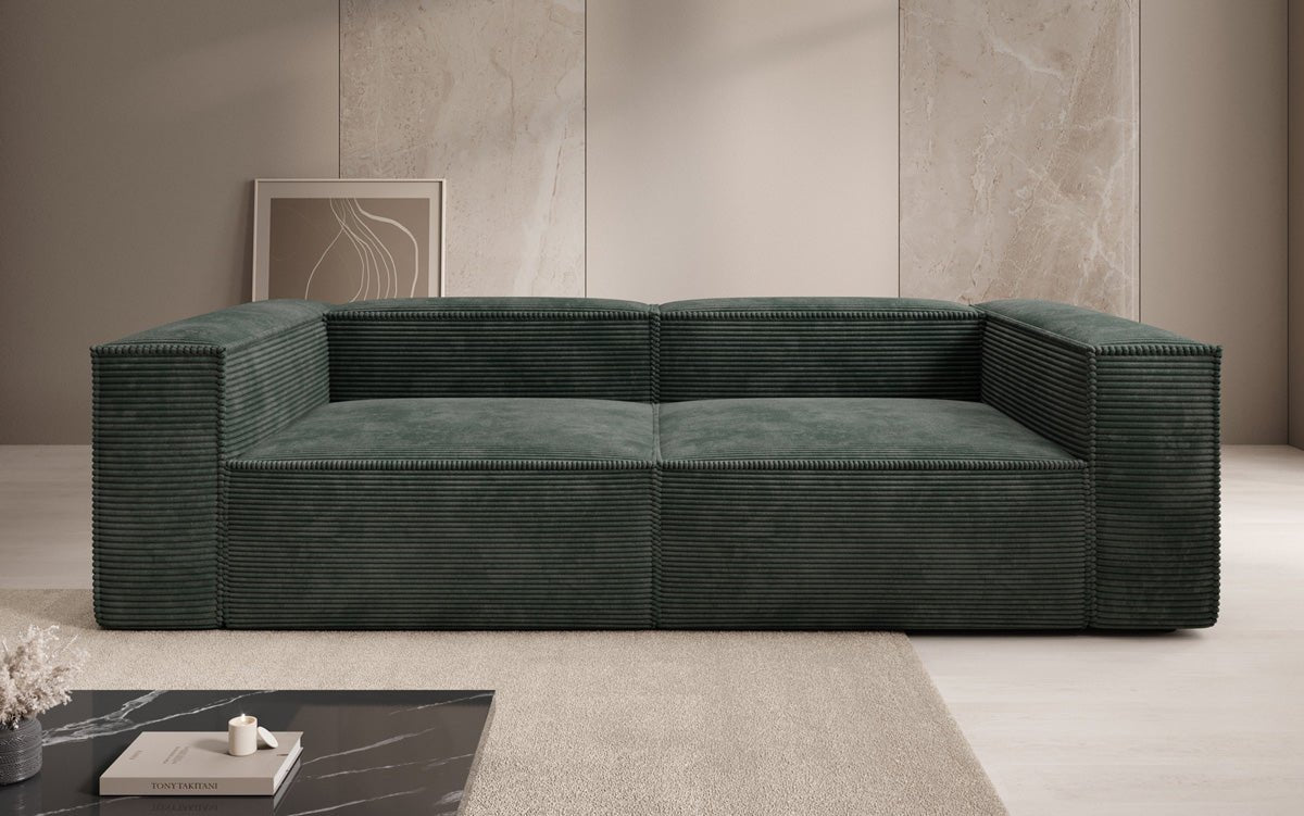 Designer Sofa Lesley 3 Sitzer in Cord