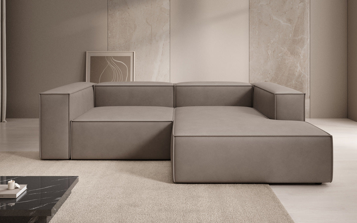 Designer Sofa Lesley L Mini in Echtleder