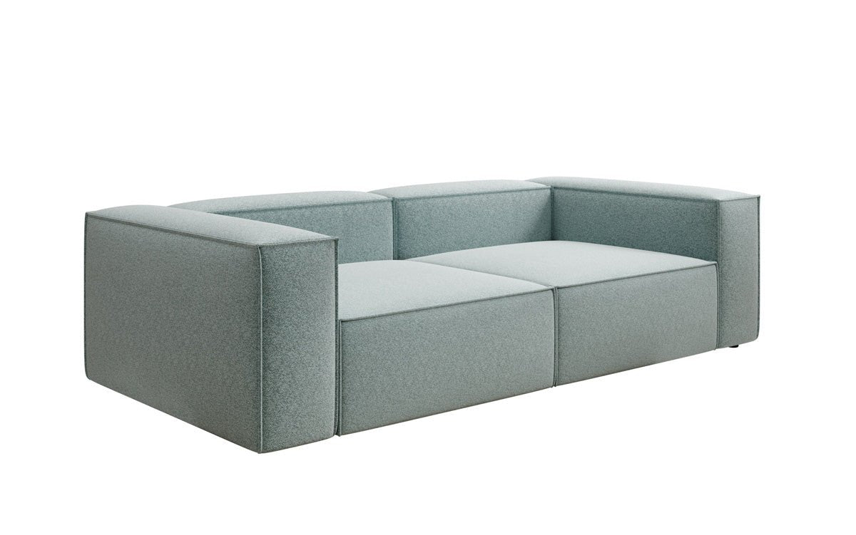 Designer Sofa Lesley 3 Sitzer in Strukturstoff