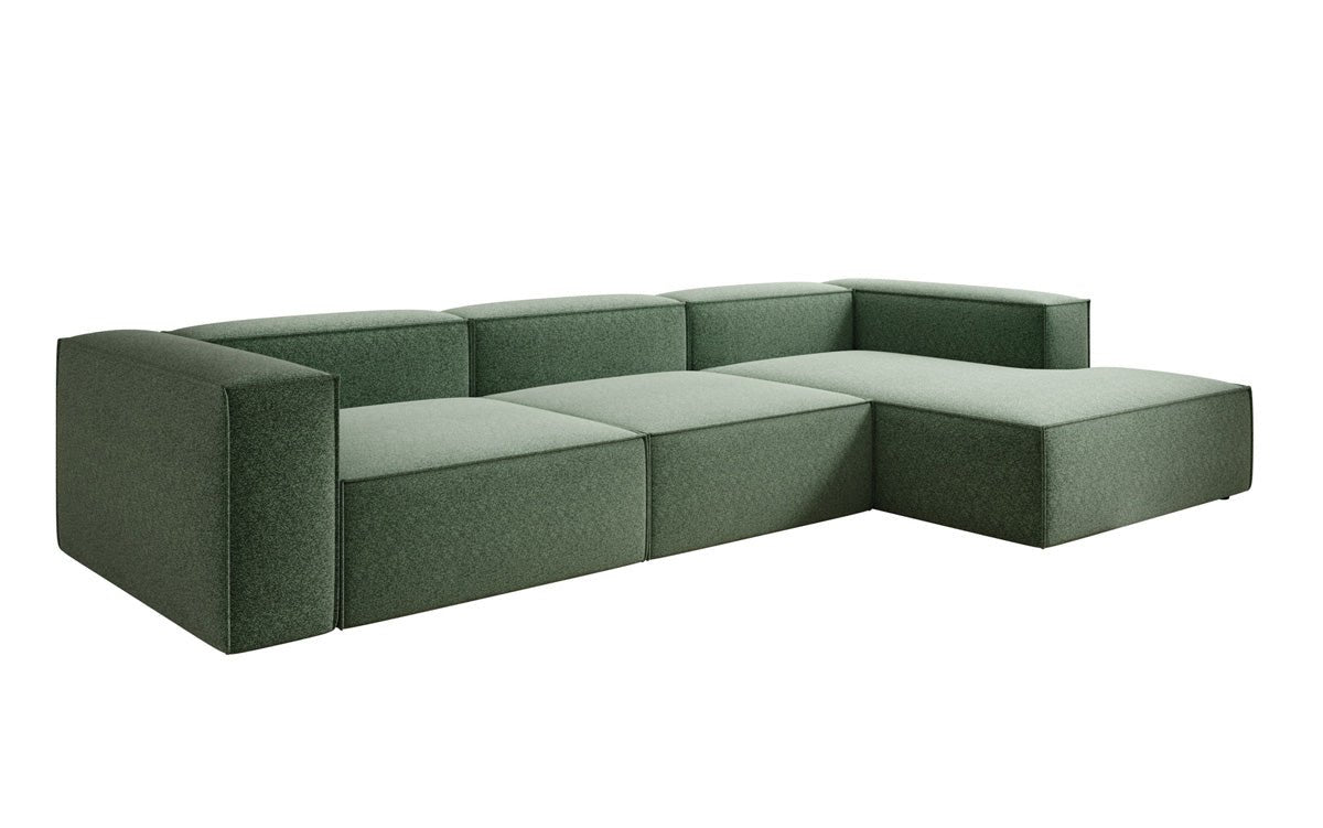 Designer Sofa Lesley L in Strukturstoff