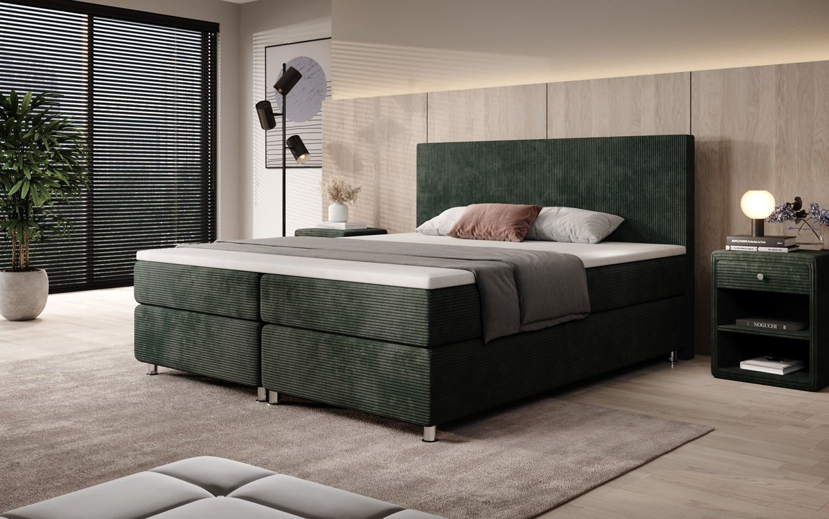 Boxspringbett Athene in Cord