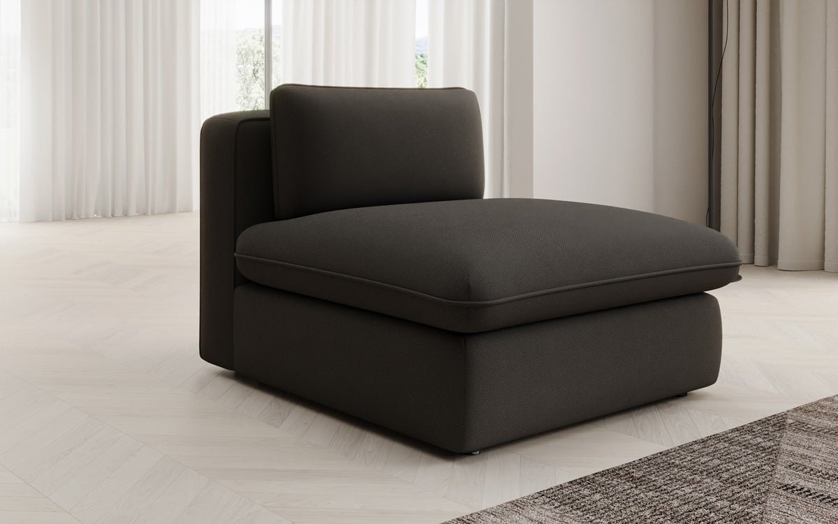 Designer Sofa-Sessel Cuddle in Stoff