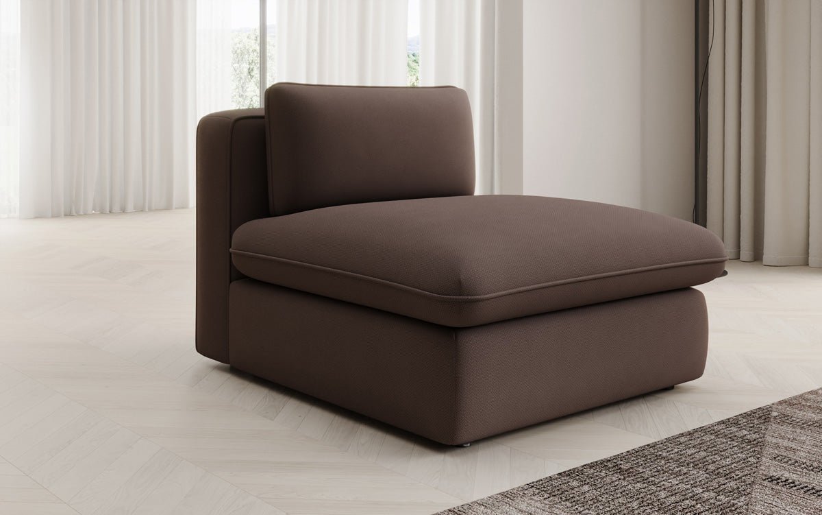 Designer Sofa-Sessel Cuddle in Stoff