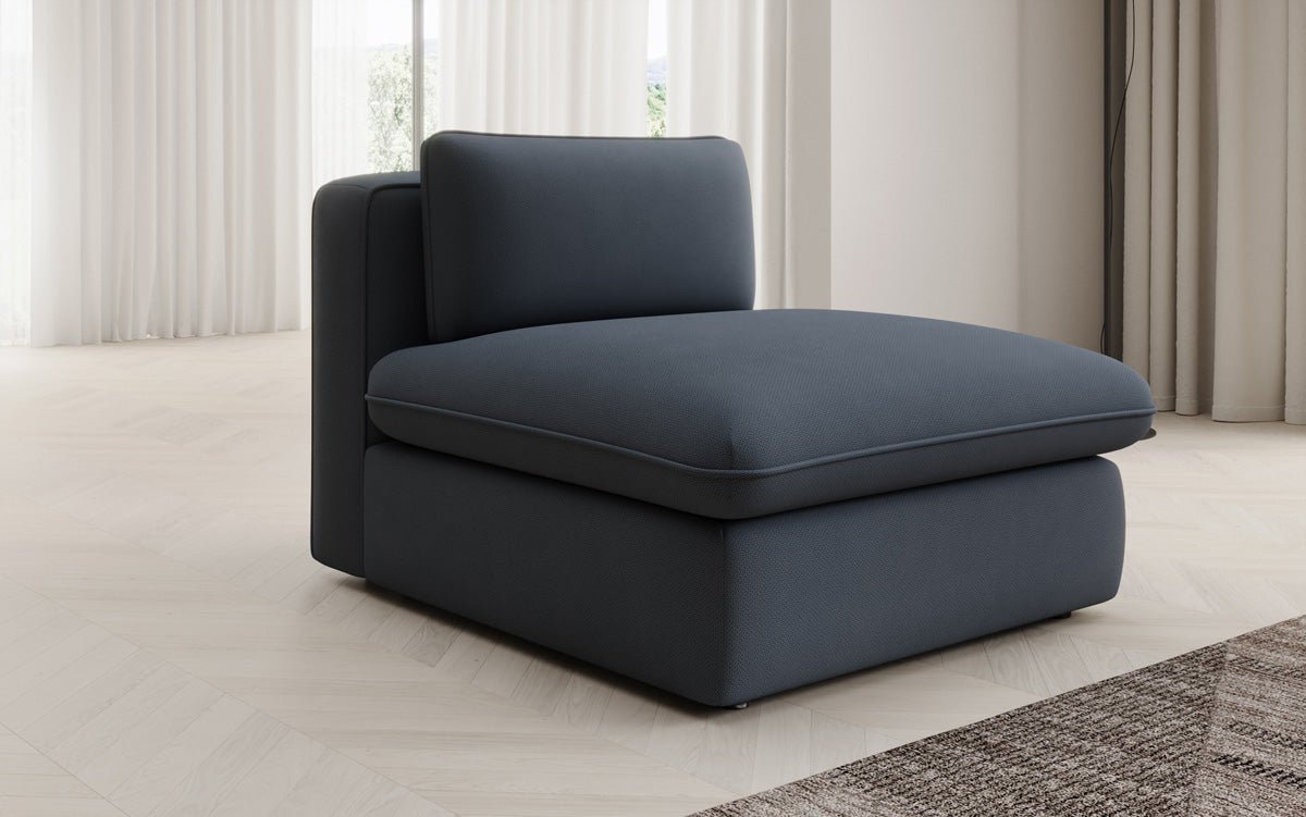 Designer Sofa-Sessel Cuddle in Stoff