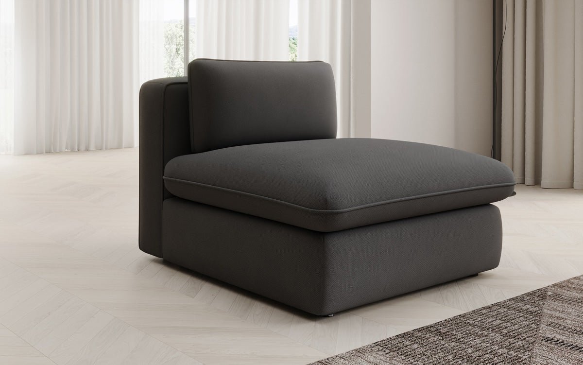Designer Sofa-Sessel Cuddle in Stoff