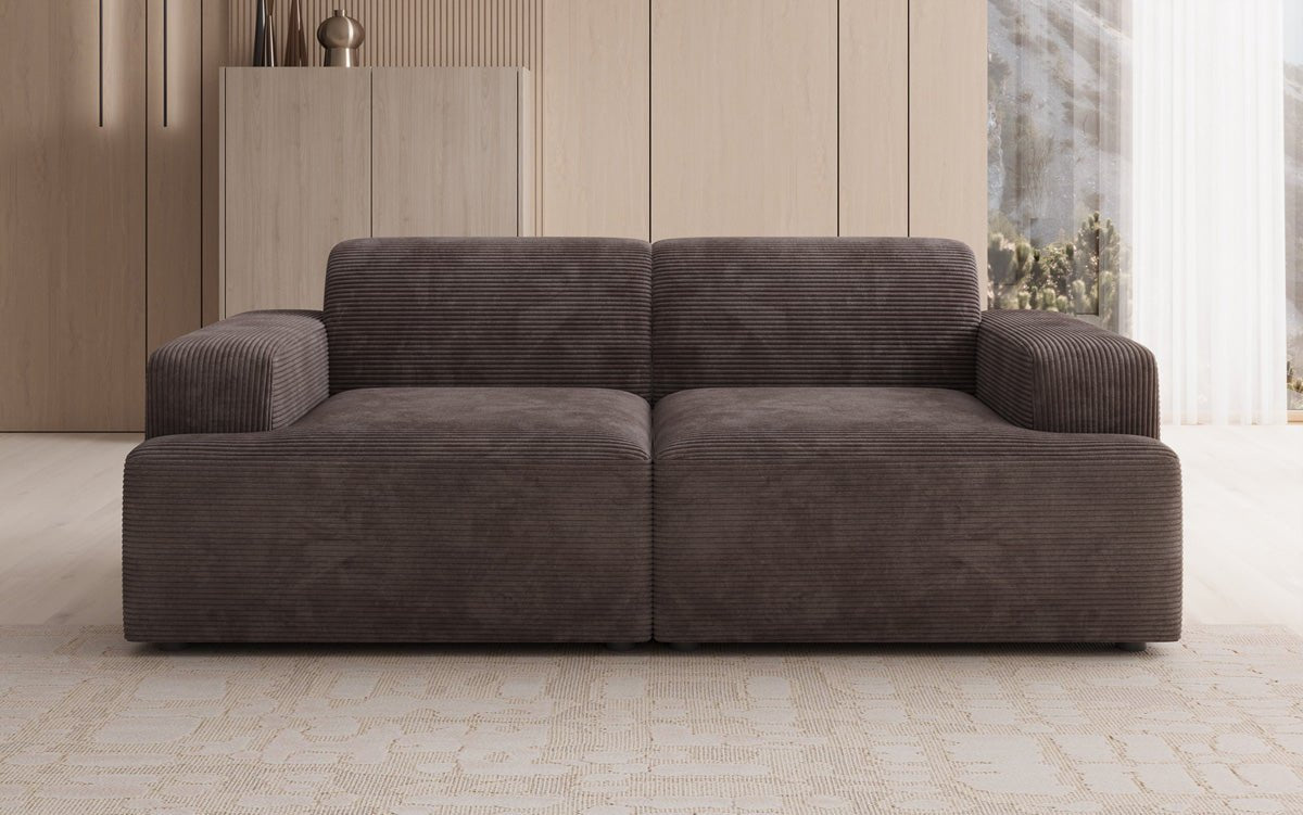 Designer 2 Sitzer Sofa Monza in Cord