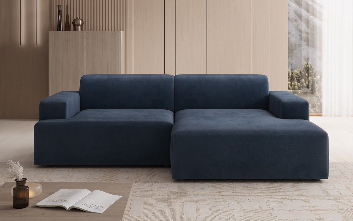 Designer Sofa Monza L in Samt
